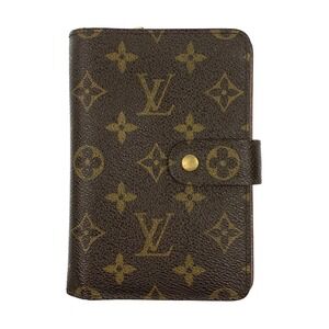 Louis Vuitton Monogram Porte Papier Zip Bi fold Wallet